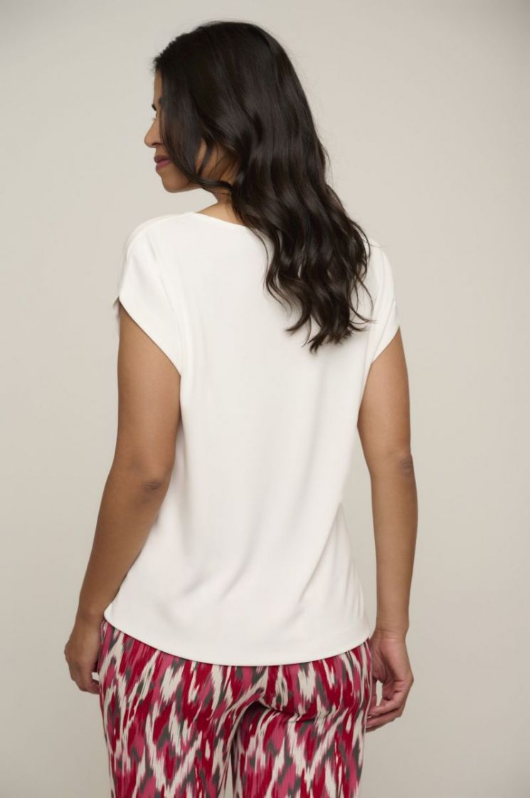 Short sleeve top - Snow white