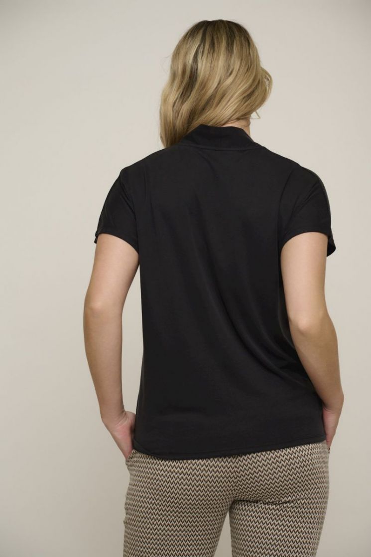 Top V-neck - Black