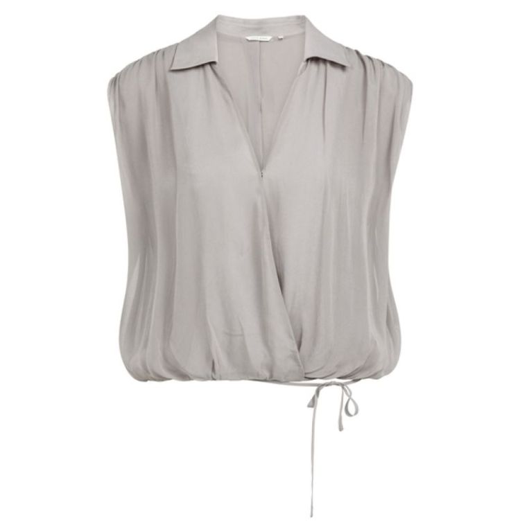 Sleeveless blouse with tie det 73927 STORM CLO