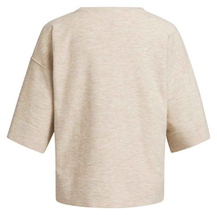 Oversized knitted t-shirt 990822 BEIGE ME