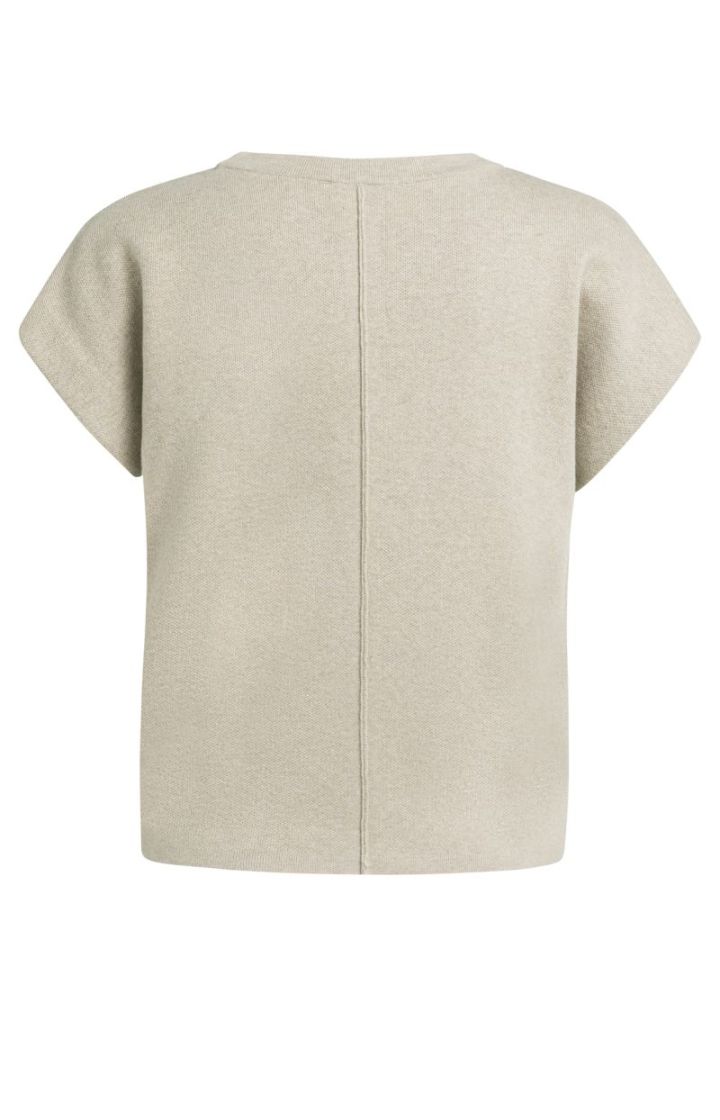Jacquard sleeveless sweater 611032 PURE CAS