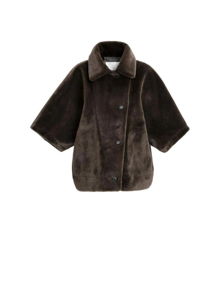 Oversized reversible faux fur  90840 DELICIOSO