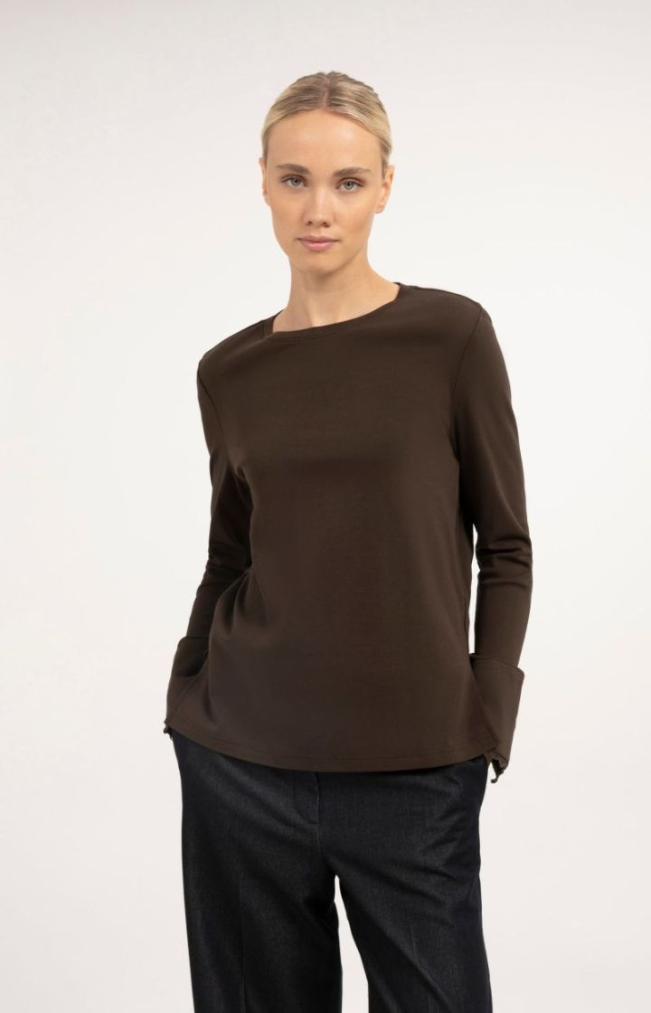 Long sleeve top with lace cuff 90840 DELICIOSO