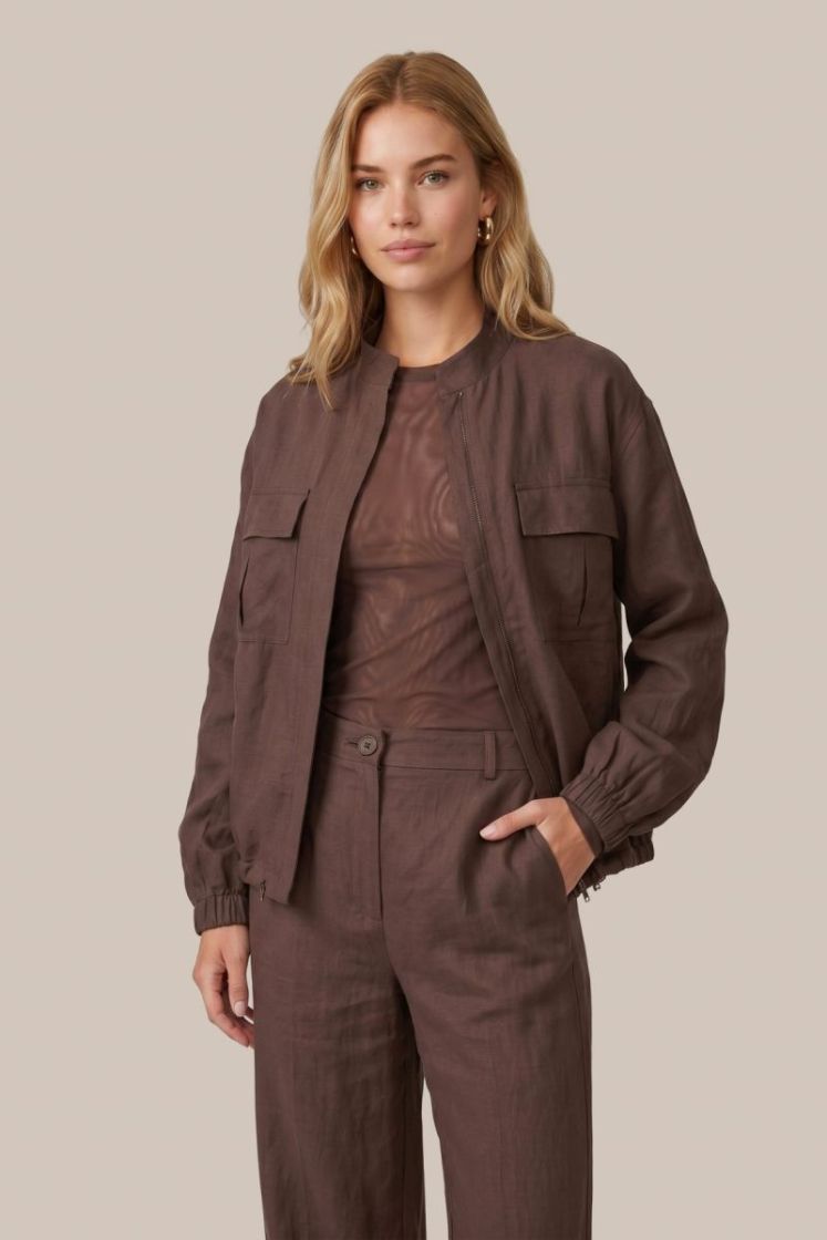 Jinora jacket 522 Mocha Brown