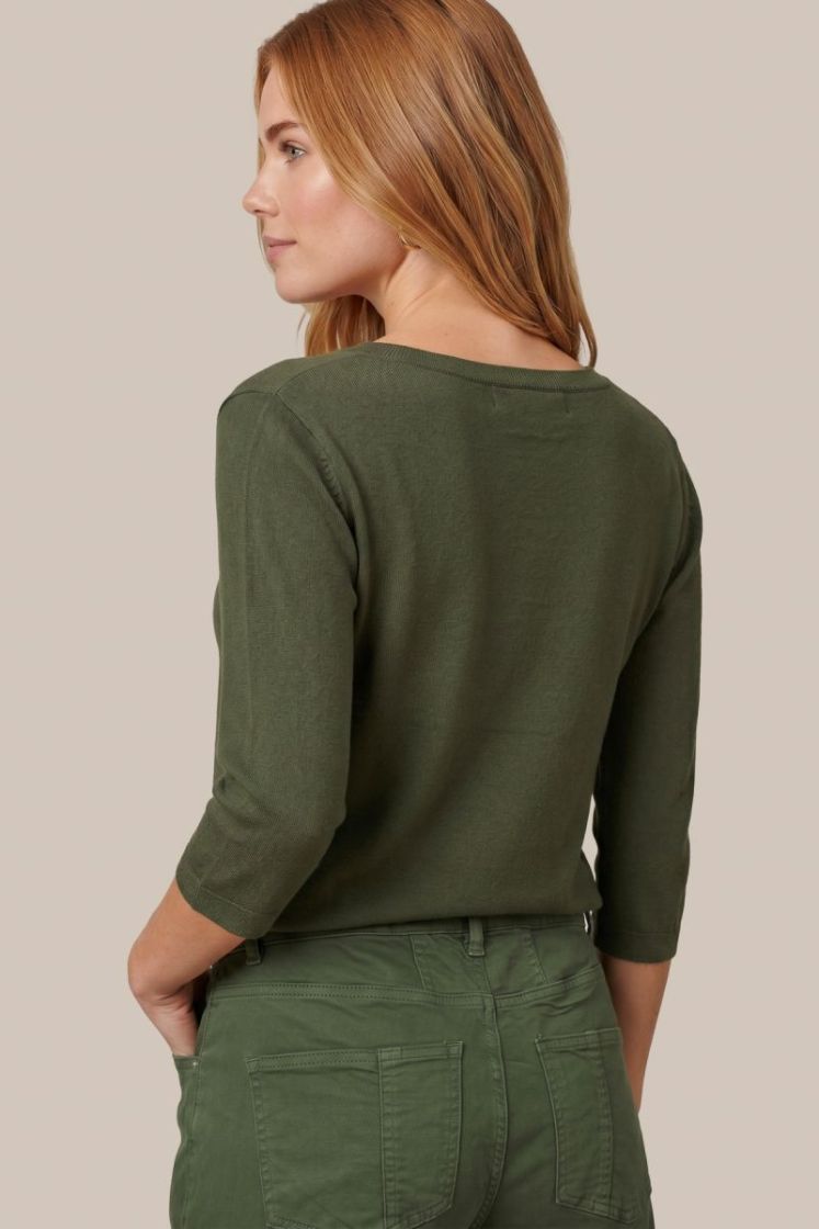 Ann knit pullover 780 Dark Olive