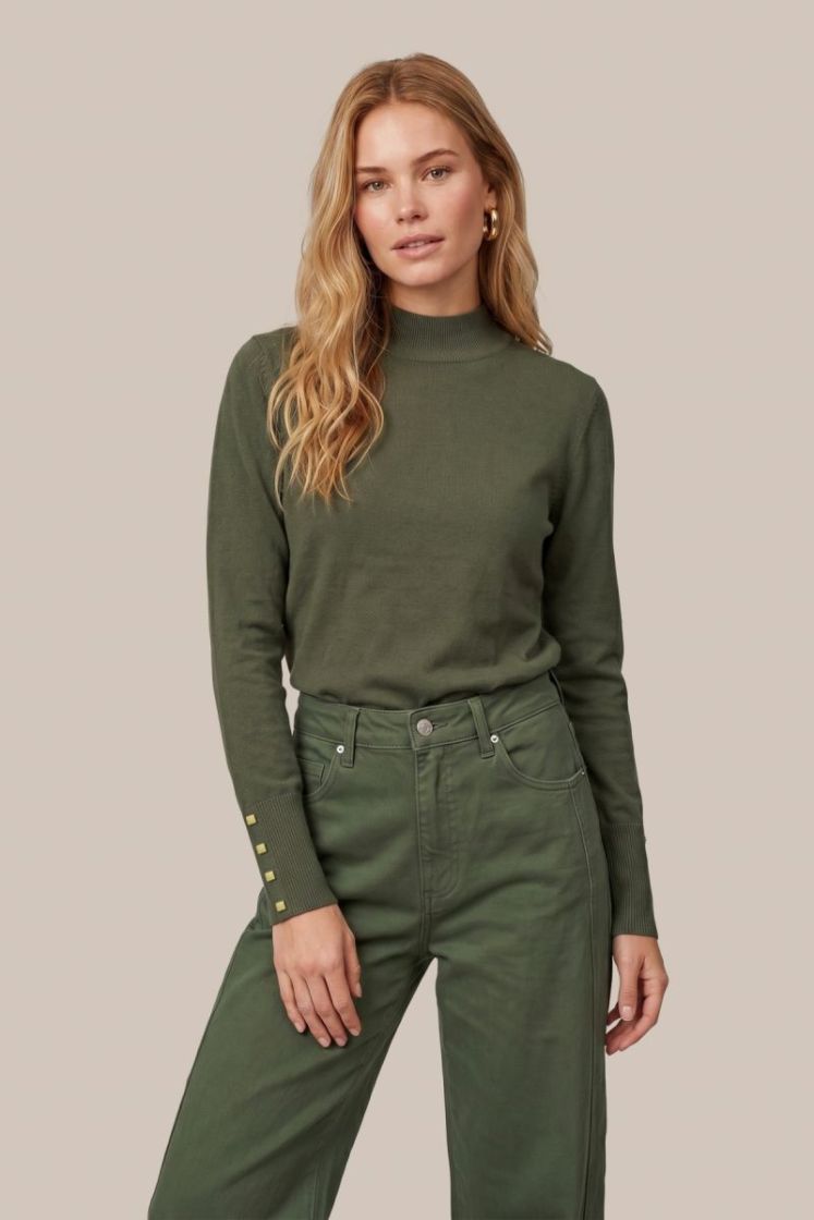 Ambra knit pullover 780 Dark Olive