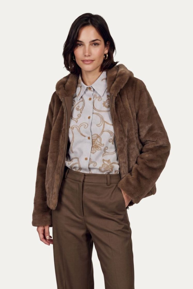 Ona coat 542 Dark Walnut