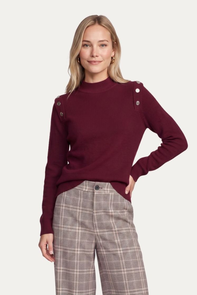 Kalina knit pullover 349 Mulberry