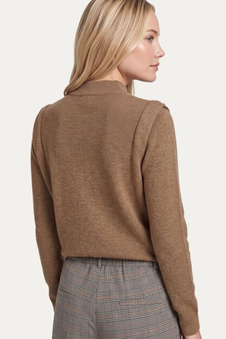 Kalina knit pullover 542 Dark Walnut