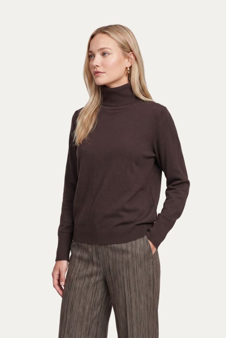 Ambra knit pullover 514 Dark Chocol
