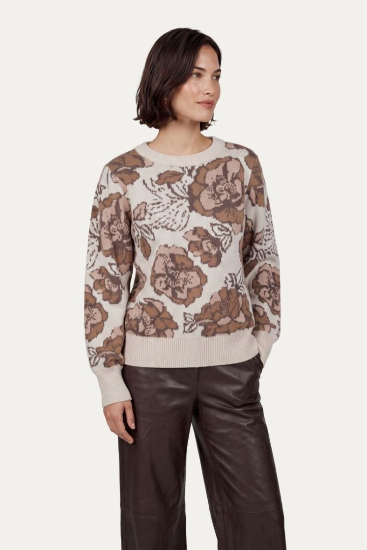 Kirsa knit pullover 016542 Wool Whi