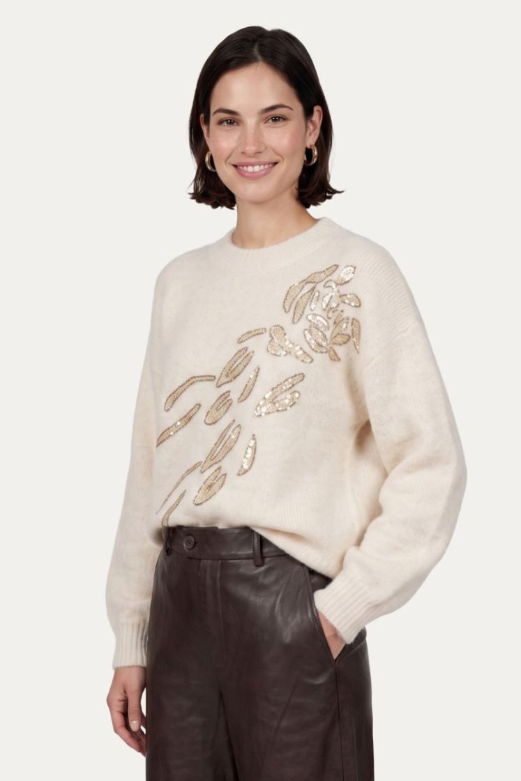 Kensa knit pullover 014 Sand