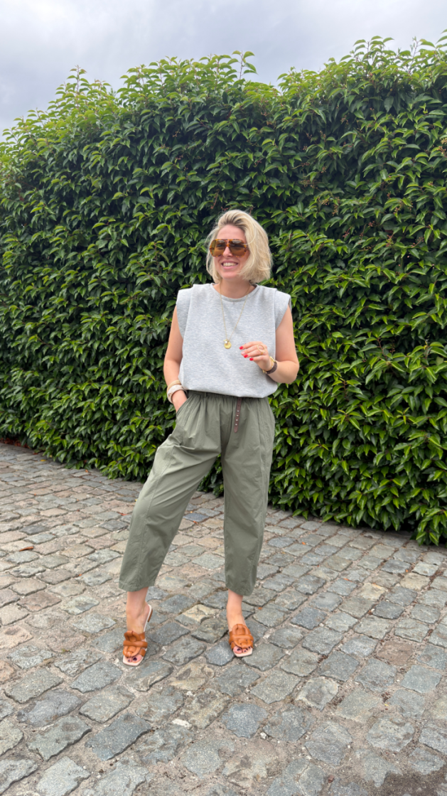 balloon pants kaki