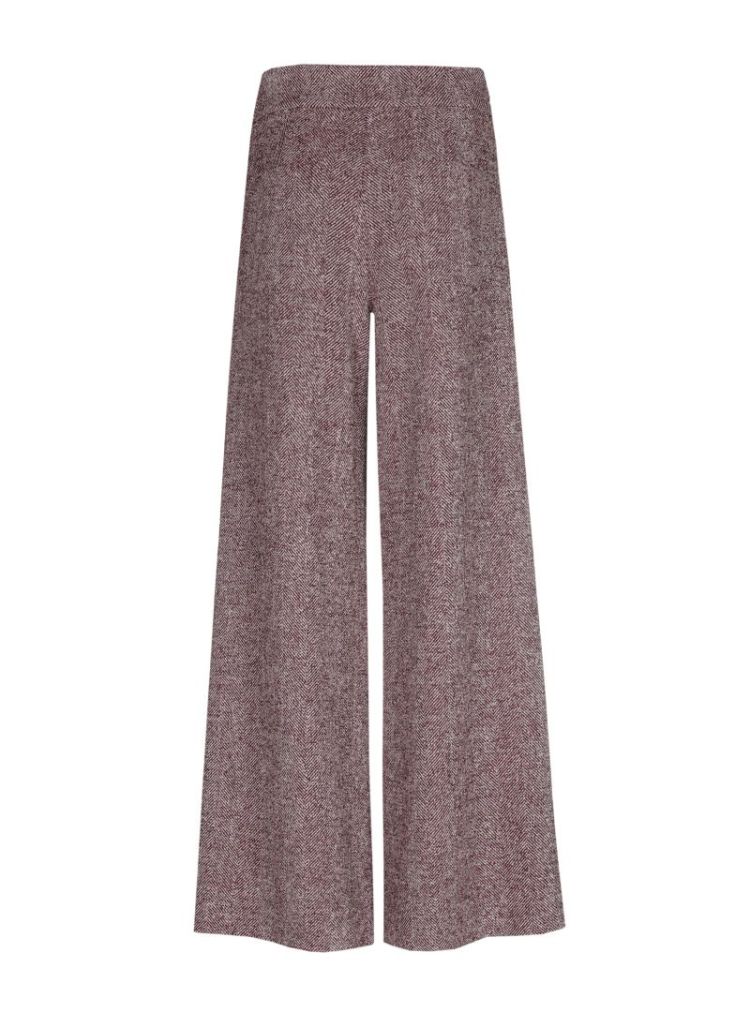 Broek in soepele tweed, normal 79 Multi Color
