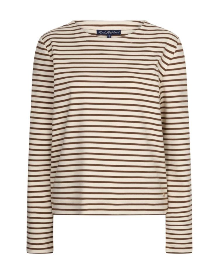 Terry stripe - creme/praline