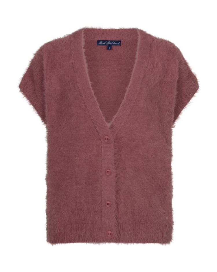 Sleeveless fuzzy - mauve