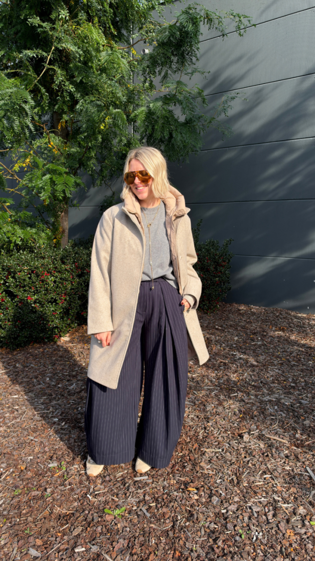 pull manche court grigio