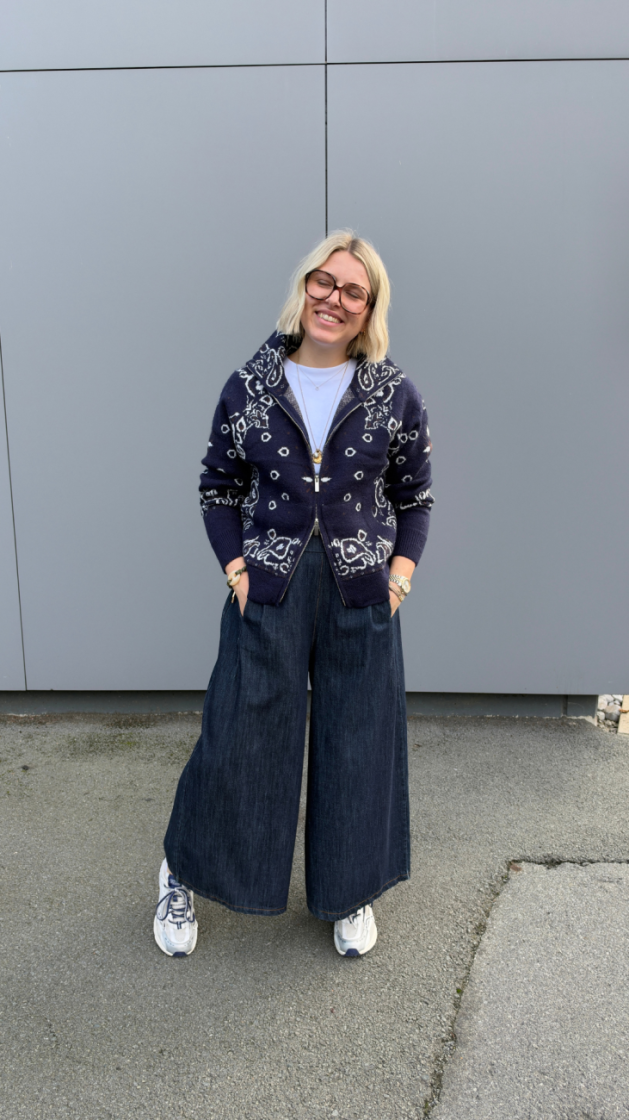 rosa pantalon stone dark deni