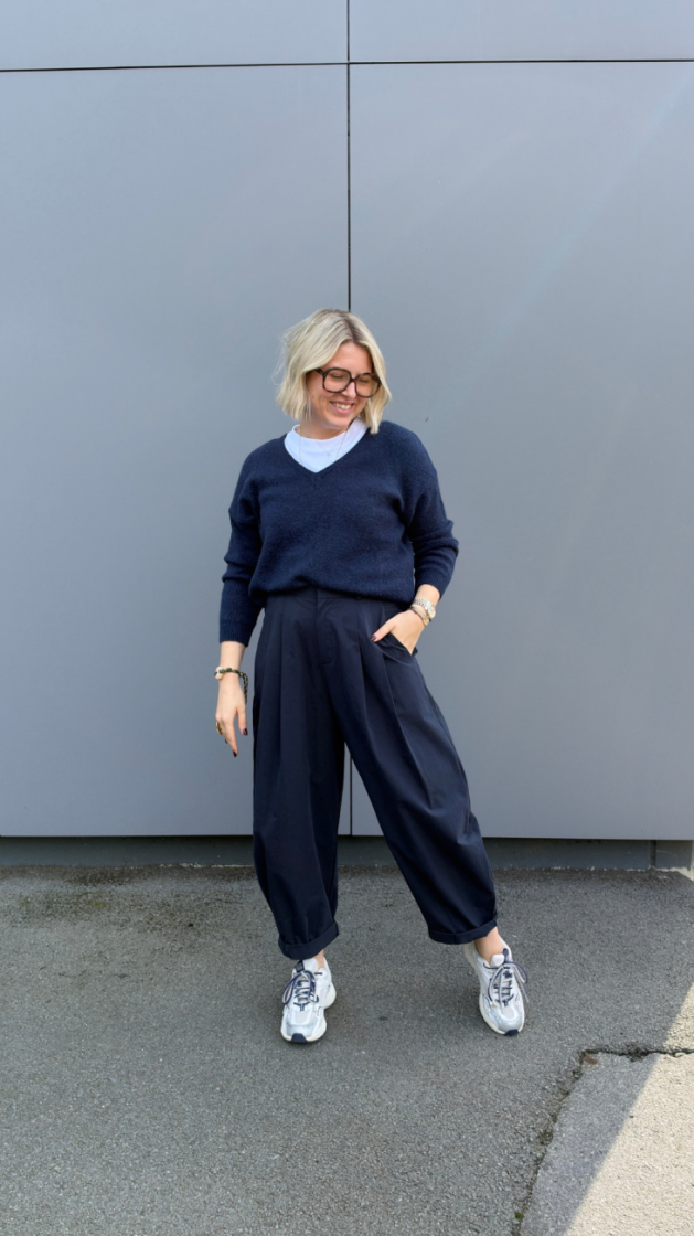 pantalon ballon marine